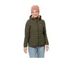 Jack Wolfskin Winter-Daunenjacke Glowing Mountain Jacket (winddicht, warm, PFC-frei) bonseigrün Damen